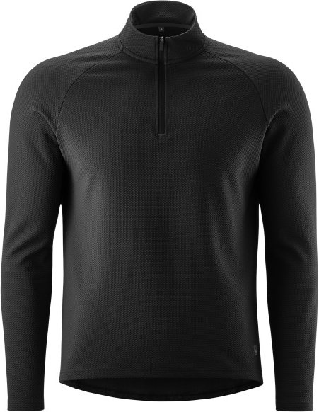 Thumbnail - Gonso - Essential Jersey Longsleeve Therm - Radtrikot Gr M schwarz