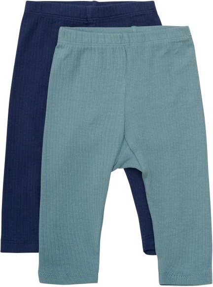 Minymo - Kid's Leggings (2-Pack) - Leggings Gr 50 blau