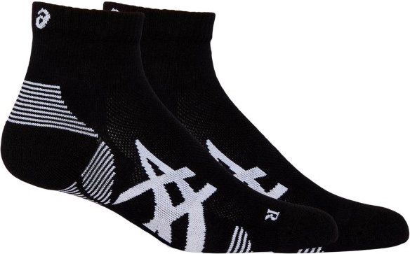 Thumbnail - Asics - 2-Pack Cushion Run Quarter Sock - Laufsocken Gr 35-38 - I schwarz