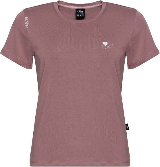 Thumbnail - Chillaz - Women's Iseo Heartbeat To Climb - T-Shirt Gr 42 braun