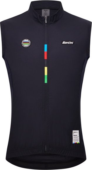 Thumbnail - Santini - UCI World Champion Wind Vest Mondo - Fahrradweste Gr XL blau