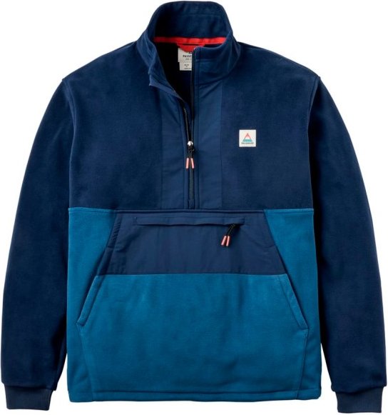 Passenger - Woodland Hoodless 2.0 1/2 Zip Recycl. Polar Fleece - Fleecejacke Gr XL blau
