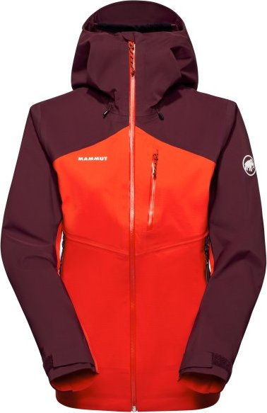 Thumbnail - Mammut - Women's Alto Guide Hardshell Hooded Jacket - Regenjacke Gr L rot
