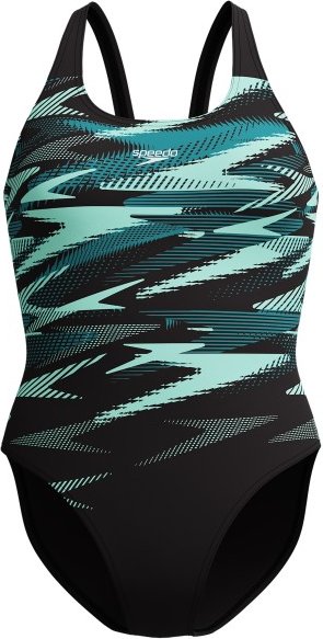 Speedo - Women's Hyperboom Placement Muscleback - Badeanzug Gr 34 schwarz