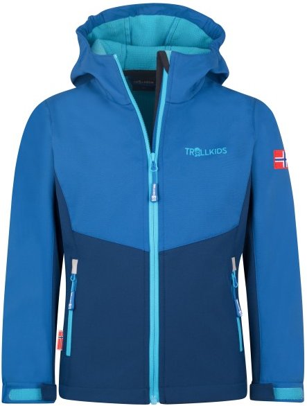 Trollkids - Kid's Kristiansand Jacket - Softshelljacke Gr 116 blau