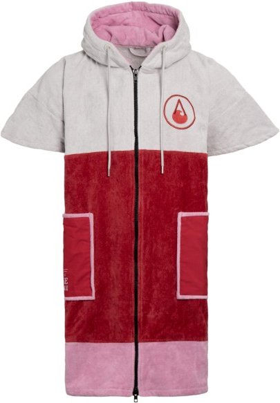 Wave Hawaii - Zip Poncho Phuket - Surf Poncho Gr M rot