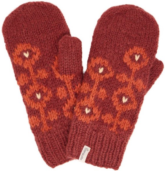 Thumbnail - Tranquillo - Women's Handschuhe aus Wolle - Handschuhe Gr One Size rot