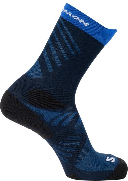 Salomon - Aero Crew - Laufsocken Gr 45-47 blau
