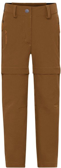 Vaude - Kid's Zip Off Pants Slim Fit - Zip-Off-Hose Gr 110/116 braun