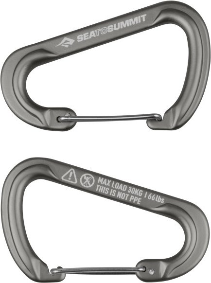 Sea to Summit - Large Accessory Carabiner - Materialkarabiner grau