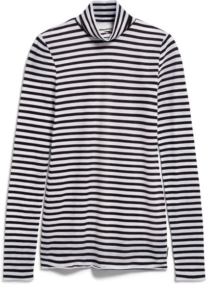 ARMEDANGELS - Women's Grazilianaa Stripes - Longsleeve Gr M grau