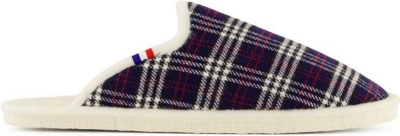 Espadrij - Chausson Woolcheck - Hausschuhe Gr 46 weiß