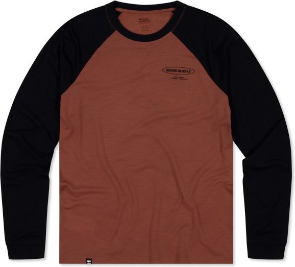 Mons Royale - Icon Merino Air-Con Raglan - Merinoshirt Gr XL schwarz