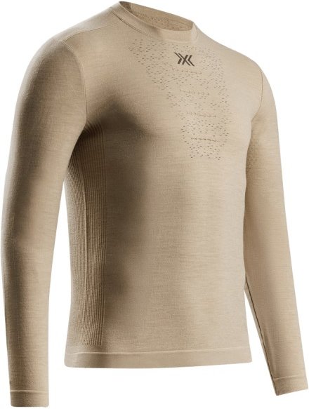 Thumbnail - X-Bionic - Mightywool Shirt L/S - Merinounterwäsche Gr M beige