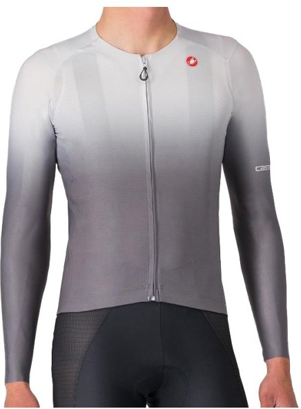 Castelli - UPF Long Sleeve Jersey - Radtrikot Gr 3XL grau