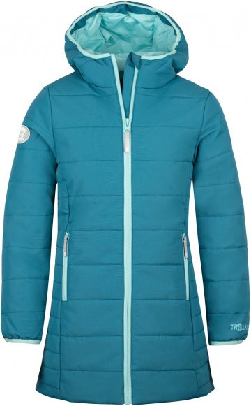 Trollkids - Girl's Stavanger Coat - Mantel Gr 128 türkis