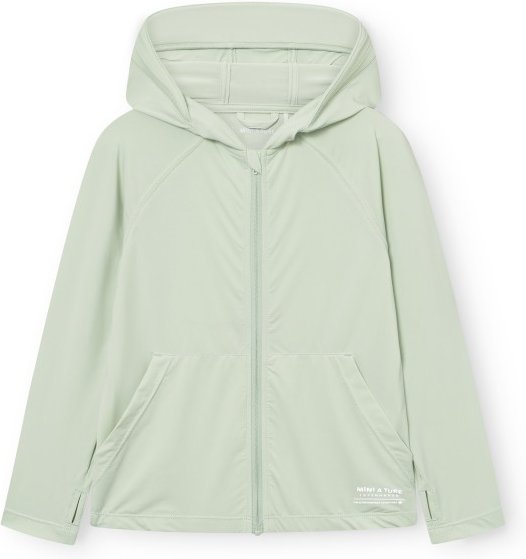 Mini A Ture - Kid's Matdruna UV Skin Hoodie - Sweat- & Trainingsjacke Gr 140 - 10 Years beige