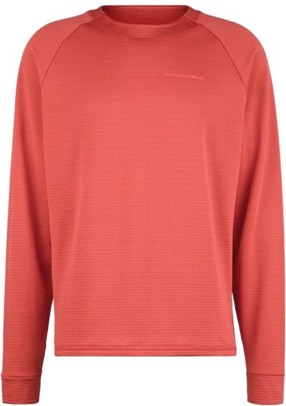 Endura - Singletrack Fleece - Radtrikot Gr XL rot