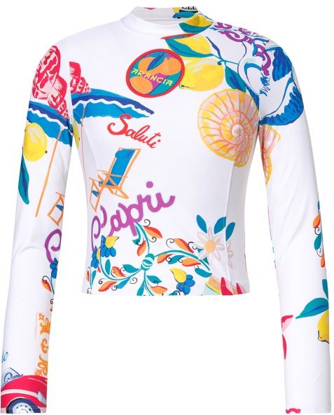 Goldbergh - Women's Giorgine Long Sleeve Rashguard - Lycra Gr L weiß
