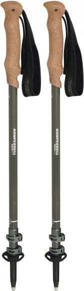 Komperdell - Ridgehiker Cork Powerlock - Trekkingstöcke Gr 105-140 cm grün/grau
