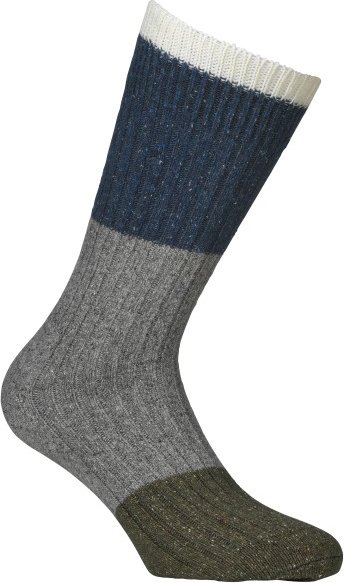 Thumbnail - Alpacasocks&Co - Merino Block - Multifunktionssocken Gr 36-39 grau