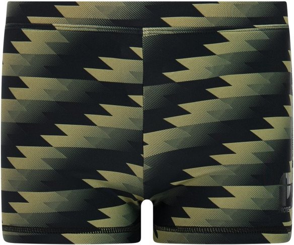 Protest - Kid's Justus - Badehose Gr 128 schwarz/oliv