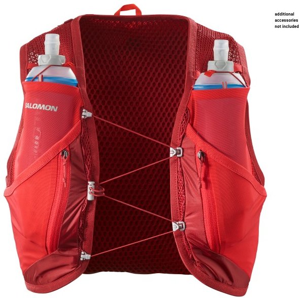 Salomon - Active Skin 12 Set - Trailrunningrucksack Gr S rot