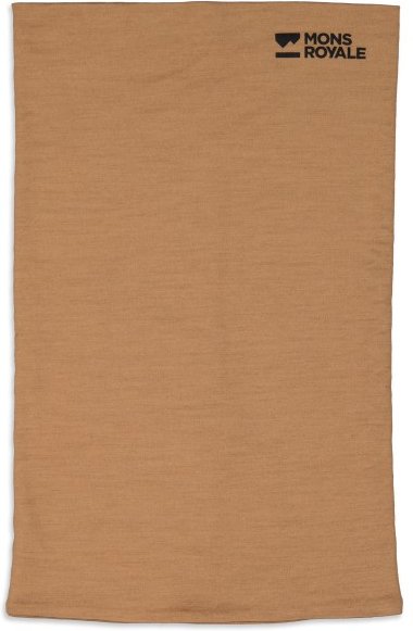 Mons Royale - Double Up Neckwarmer - Schlauchschal Gr One Size beige
