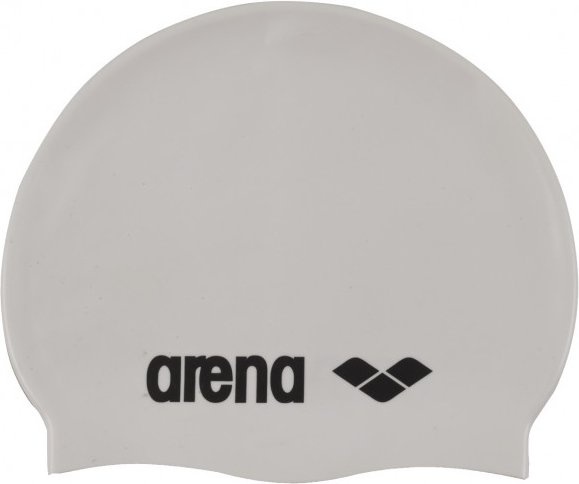Arena - Classic Silicone - Badekappe weiß/schwarz