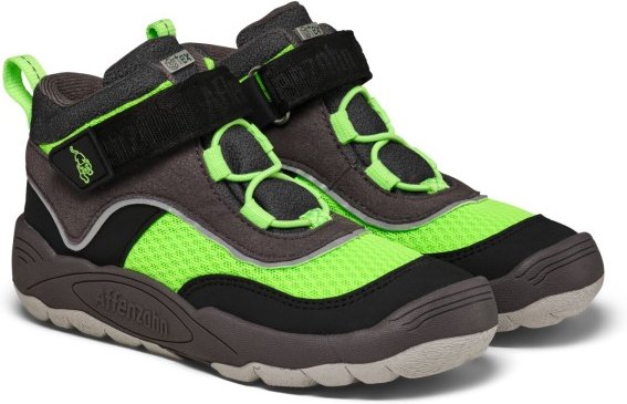 Thumbnail - Affenzahn - Kid's Übergangsschuh Vegan Explory - Barfußschuhe Gr 23 panther /grau