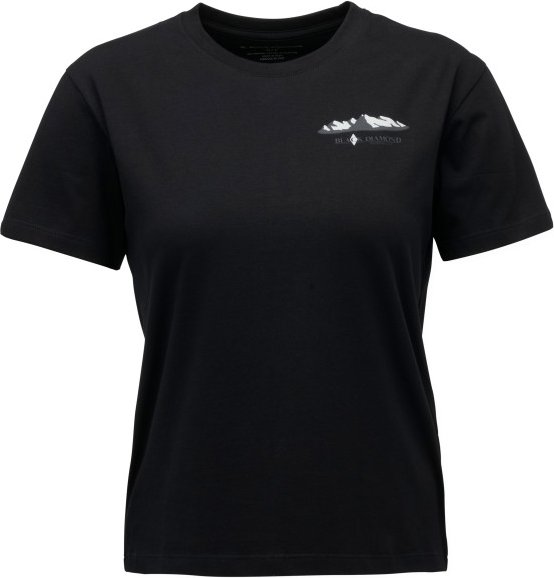 Thumbnail - Black Diamond - Women's Mountainscape S/S Tee - T-Shirt Gr S schwarz