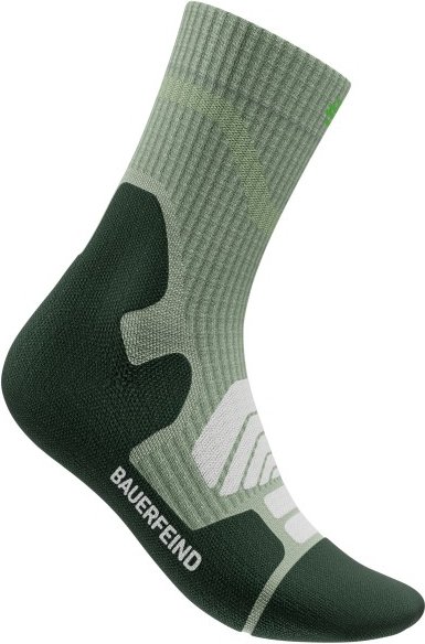 Bauerfeind Sports - Women's Outdoor Merino Mid Cut Socks - Wandersocken Gr 39-42 grün