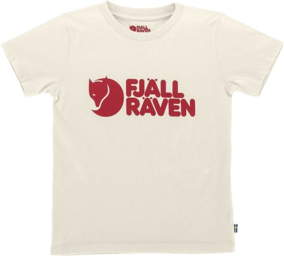 Fjällräven - Kid's Fjällräven Logo T-Shirt - T-Shirt Gr 116 beige/weiß