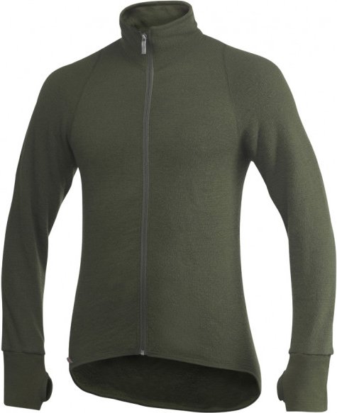 Thumbnail - Woolpower - Full Zip Jacket 600 - Wolljacke Gr XXS oliv