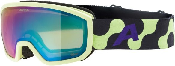 Alpina - Kid's Scarabeo Jr. Q-Lite Mirror S2 (VLT 26%) - Skibrille bunt