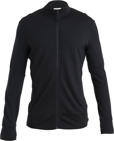 Icebreaker - Merino 260 Quantum IV L/S Zip - Merinojacke Gr M schwarz