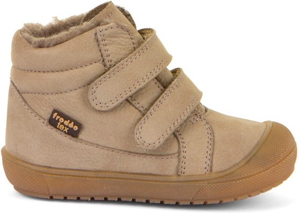 Thumbnail - Froddo - Kid's Ollie Wool Tex - Winterschuhe Gr 24 beige