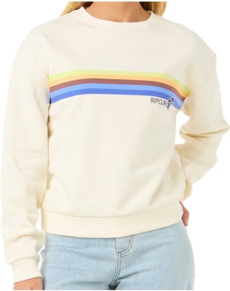 Rip Curl - Women's Surfarama Relaxed Crew - Pullover Gr XL weiß