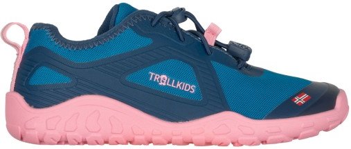 Trollkids - Kid's Skanden Barefoot Hiker - Barfußschuhe Gr 26 blau/rosa