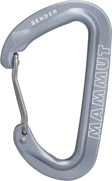 Mammut - Sender Wire Carabiner - Schnappkarabiner grau