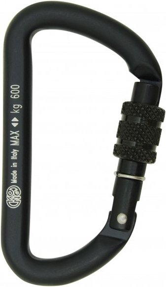 Thumbnail - Kong - Mini D Screw Sleeve - Materialkarabiner schwarz