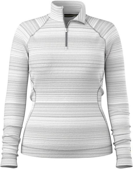 Smartwool - Women's Classic Thermal Merino BL 1/4 Zip Boxed - Merinounterwäsche Gr L grau