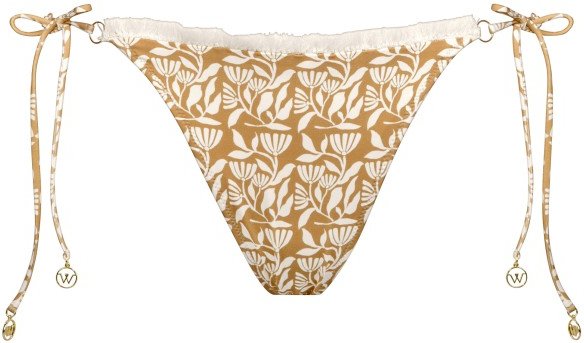 Thumbnail - Watercult - Women's Coastal Bohemia Bikini Bottoms No. 677 - Bikini-Bottom Gr 40 weiß