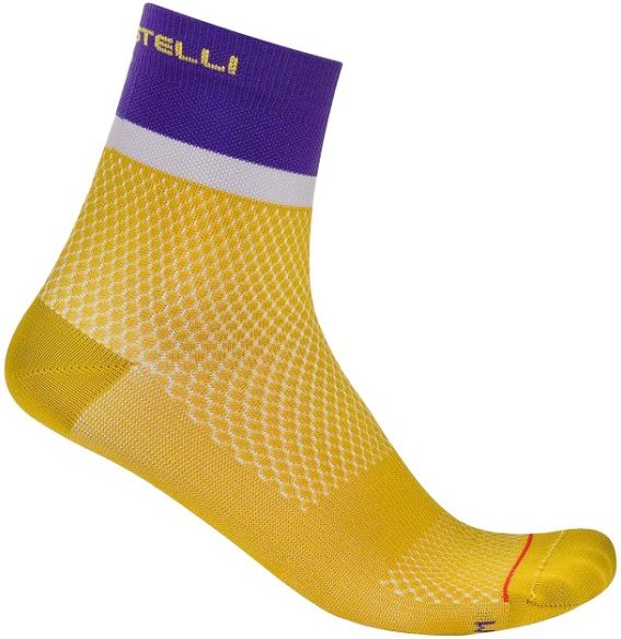 Castelli - Women's Tonal Logo 12 Sock - Radsocken Gr 35-38 gelb