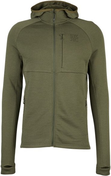 Stoic - MerinoFleece240 StorforsSt. Zip Hoody - Merinohoodie Gr XXL oliv