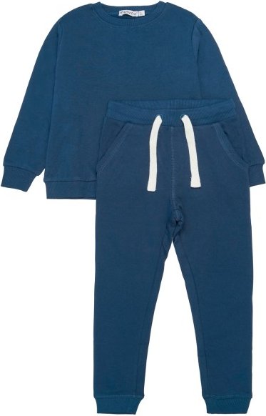 Minymo - Kid's Sweat Set - Bekleidungsset Gr 122 blau