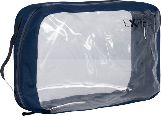 Exped - Organizer Cube Clear - Packsack Gr 12 l - 36 x 24 x 10 cm grau/blau