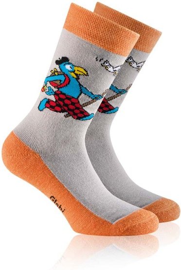 Rohner - Kid's Globi Trekking - Wandersocken Gr 35-38 grau