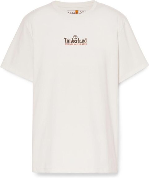 Timberland - Washed Back On The Road Graphic Tee - T-Shirt Gr S weiß