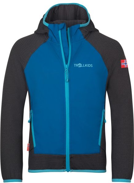 Trollkids - Kid's Seiland Jacket - Fleecejacke Gr 140 blau